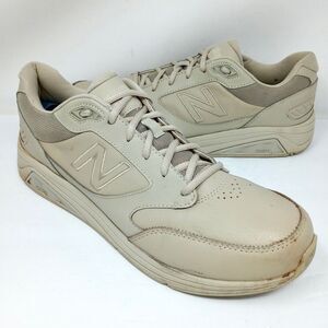 New Balance 928v3 Beige Sneakers Men's Size 11.5 Leather Comfort Walking